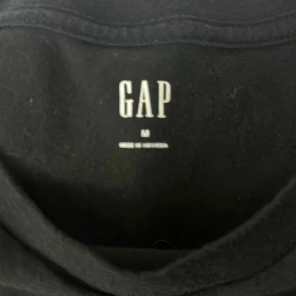 GAP Men’s Black Short Sleeve T-Shirt Size Medium - Picture 4 of 4